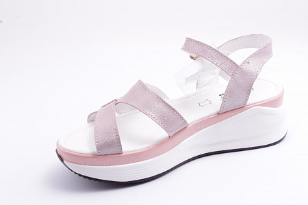 XLA005 босоножки /10/ (PINK PRINTED SUEDE)