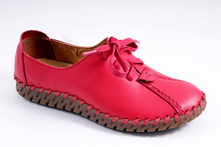 7892-2 туфли /10/ (RED TUMBLED LEATHER)